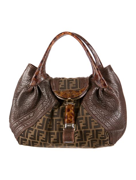 fendi brown handbags